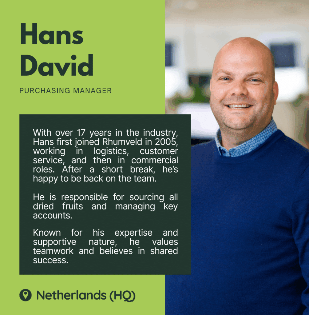 Hans David – Purchasing Manager at Rhumveld