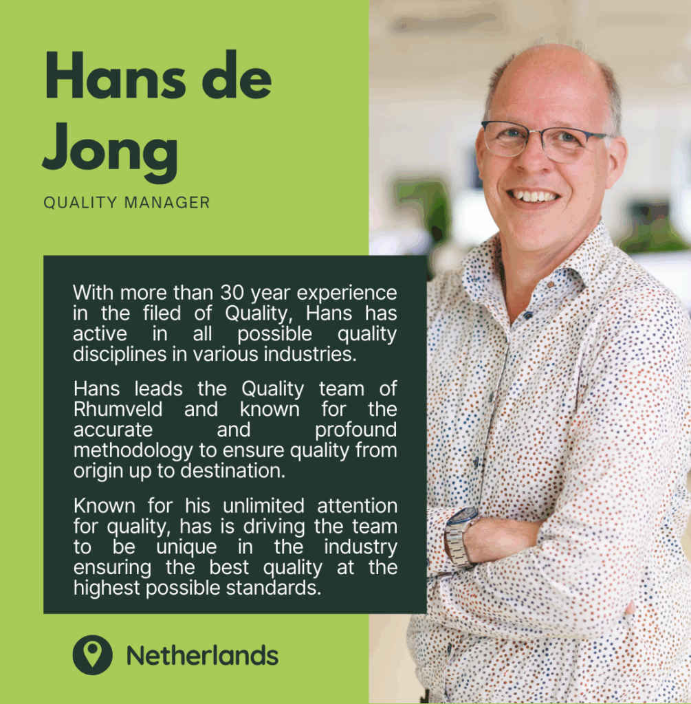 Hans de Jong – Quality Manager at Rhumveld