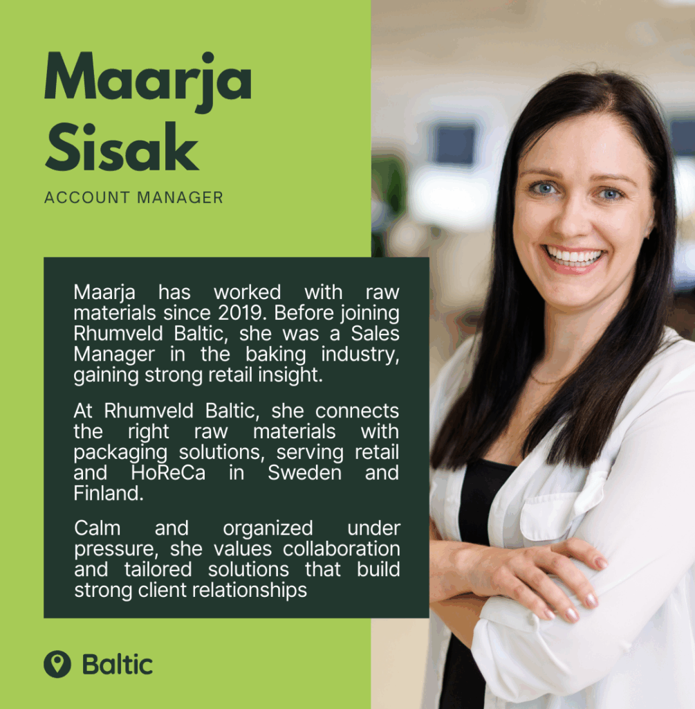 Maarja Sisak – Account Manager at Rhumveld Balti