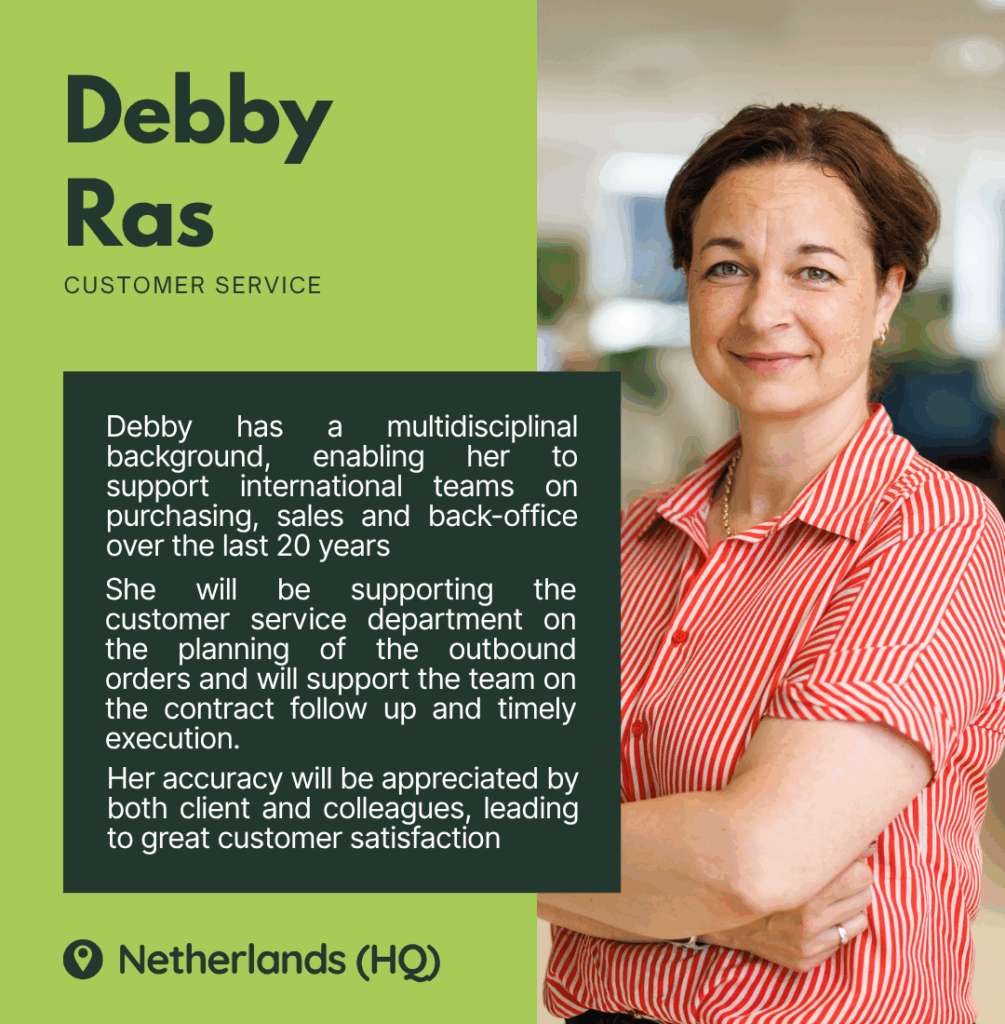 Debby Ras – Customer Service at Rhumveld